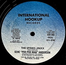 GENE POO POO ANDERSON - The Spinks Jinxx - 12in RARE ELECTRO FUNK;BOOGIE CALI