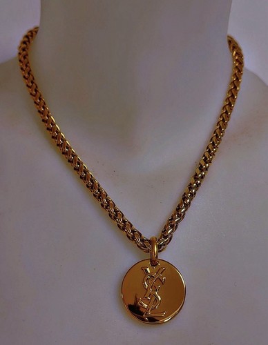 Vintage collier ysl yves saint - yves,