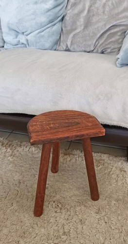 Tabouret tripode bois hauteur - bois,,