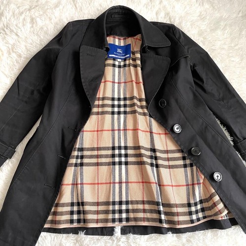 Trench coat noir burberry - trench-coat,