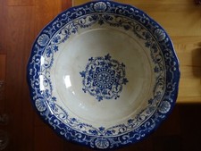 BORDEAUX VEILLARD LOUIS XV ANCIENNE COUPE A FRUIT FAIENCE ht 13,5 cm