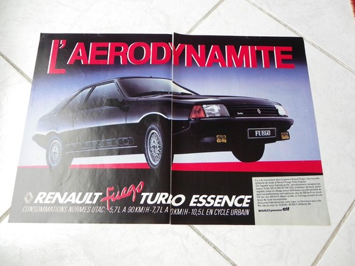 Publicité renault fuego turbo - publicité,