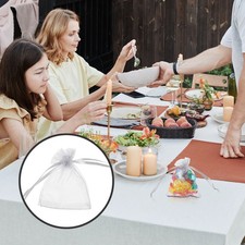 100 Pcs Pochon Bijoux Organza