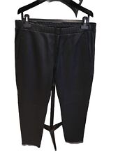 Superbe Et Authentique Pantalon Loose Cuir Agneau Noir Hush 44/46 Jamais Porté 