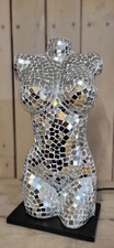 Lampe buste femme mosaique
