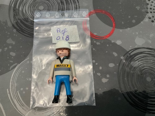 Playmobil homme haut gris - homme,