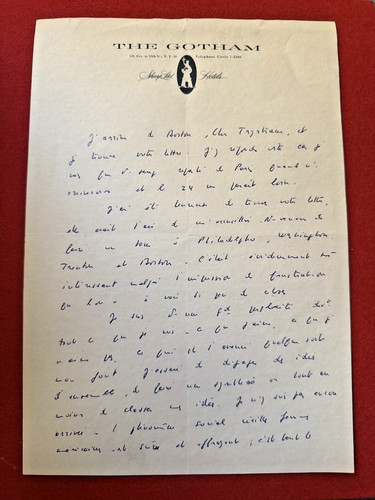Fz14 lettre autographe signée - autographe,