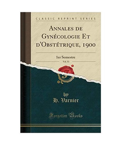 Annales gynécologie et - annales,