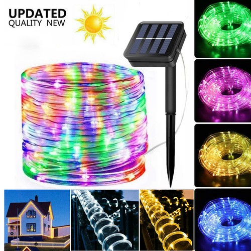 Solar rope tube lights 100 - solar, led