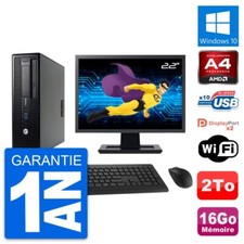 PC HP 705 G1 SFF Ecran 22" AMD