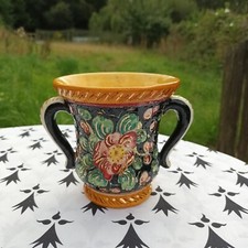 Vase 2 anses décor scarifié