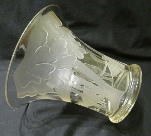 Vase verre souffle art deco - vase,