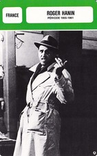 2 FICHES CINEMA : ROGER HANIN