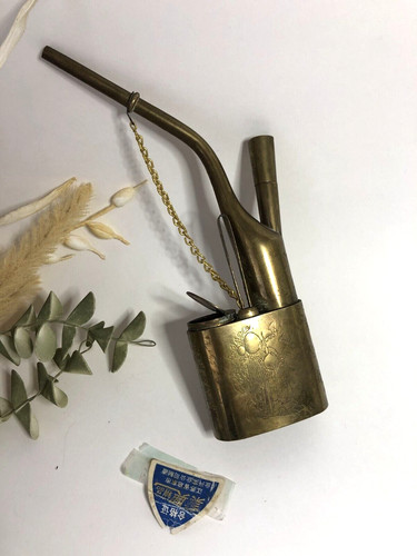 Ancienne pipe eau chinoise - pipe,