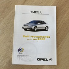 Opel automobile gamme Omega
