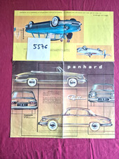 N°5576 /   PANHARD  PL 17 / dépliant de 1961 en Français