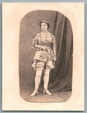 CDV 1870's Cirque Ecuyère à identifier Artiste Photo Ancienne Circus Foto Zirkus
