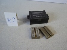 PLAYMOBIL vintage western caisse NATIONAL BANK lingot set 3814 de 1995 / 3037 #2