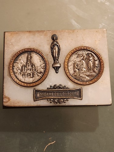 Ancienne plaque religieuse - ancienne,