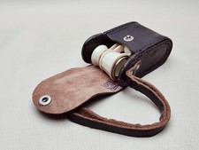 Jumelles d'opéra de théâtre dans leur étui en cuir d'origine vintage russe