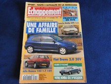 revue echappement n°329 Honda civic CRX / Alfa romeo 145  1995