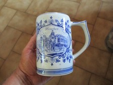 Ancienne Chope de Bière Heineken Attelage Cheval Futs Delft Blue Delftsche Huys
