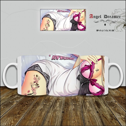 Mug tasse kon - tasse, kon'nichiwa