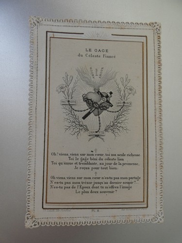 Image pieuse canivet dentelle - pieuse,