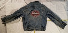Harley Davidson embroidered M/C Levi Jacket