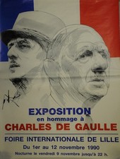AFFICHE POSTER De Gaulle
