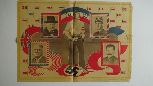 Ww2 affiche ffi churchill - affiche., (churchill