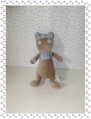 Doudou peluche ours chat - -,
