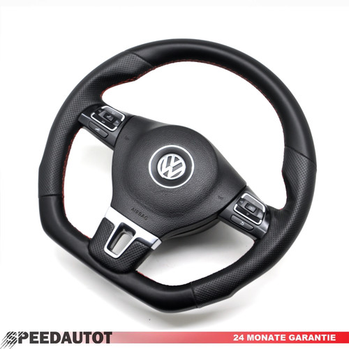 Volant cuir aplati - en, pour