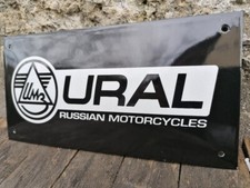 Plaque émaillée URAL Side