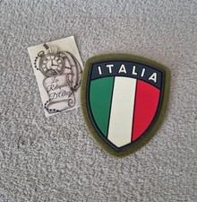 écusson de bras velcro PVC blason drapeau Italia / Italie