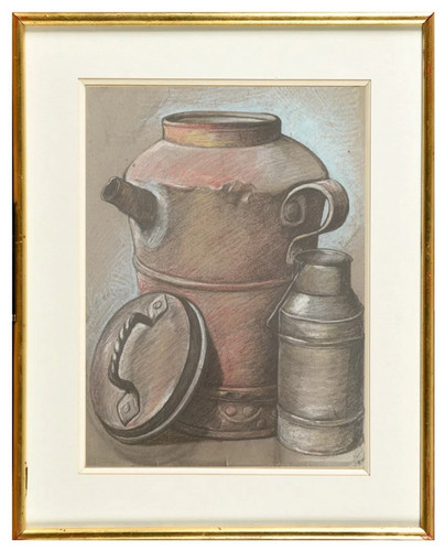 Ancien superbe dessin - et,