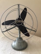 Ancien ventilateur de table MARELLI 1950 mod.I 200 pales bakelite 
