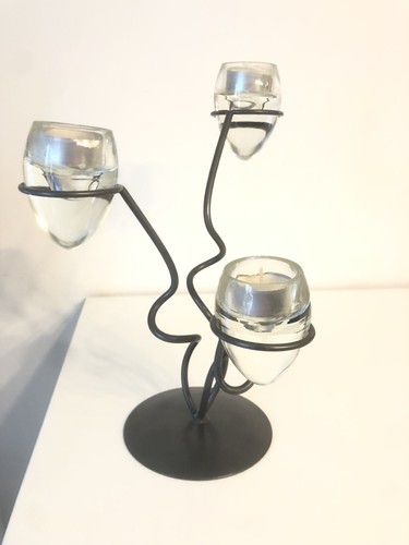 Bougeoir chandelier triple - bougeoir,