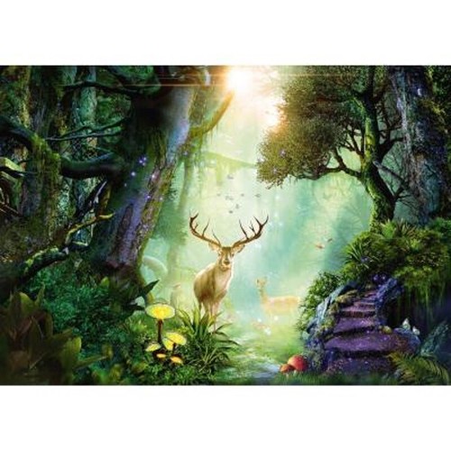 Puzzle chevreuils dans - dans, la