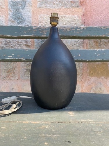Pied lampe céramique noire - de,
