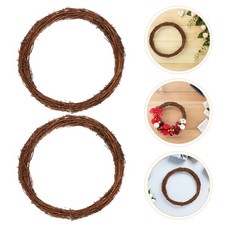  8 PCS Anneau De Lierre En Cercle Base Couronne Noel Cadre Fleurs D'artisanat
