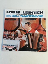 N1483 Vinyle 45 tours Louis Ledrich strip polka, on a toujours le temps... 