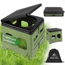 Toilette Portable WC Camping pour Hommes et Femmes Toilette Camping Pliables ...