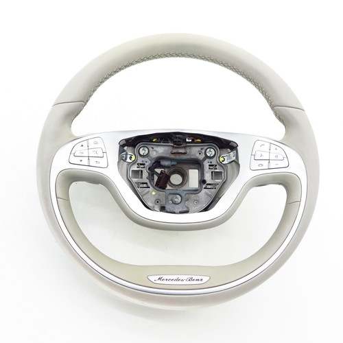 Volant cuir - volant, greige