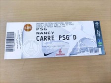 TICKET MATCH PSG - NANCY 2009