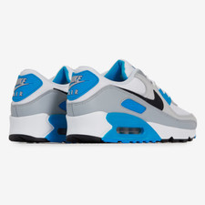 chaussures homme 44  NIKE air max 90 blanche et bleu 