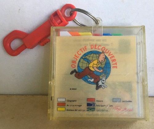 Porte clé tintin poulain quiz - porte-clé,