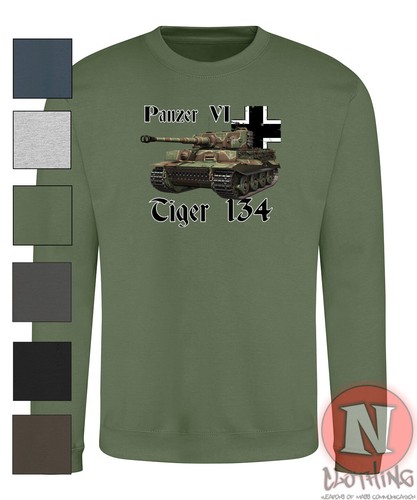 Sweatshirt tiger tank panzer - tank,