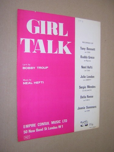 Girl talk tony - tony, bennett
