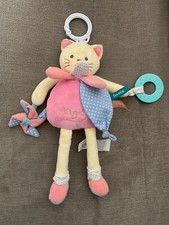 Doudou chat rose magic pantin d'activités DOUDOU ET COMPAGNIE TBE